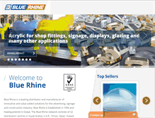 Tablet Screenshot of bluerhine.com